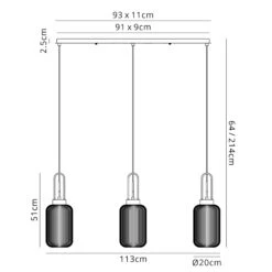 Hectar Aged Pewter 3 Light Bar Pendant 7 Hectar Aged Pewter 3 Light Bar Pendant -Housing Units Furniture Store ce3317d073056b72d512e4b17a8a5678 1