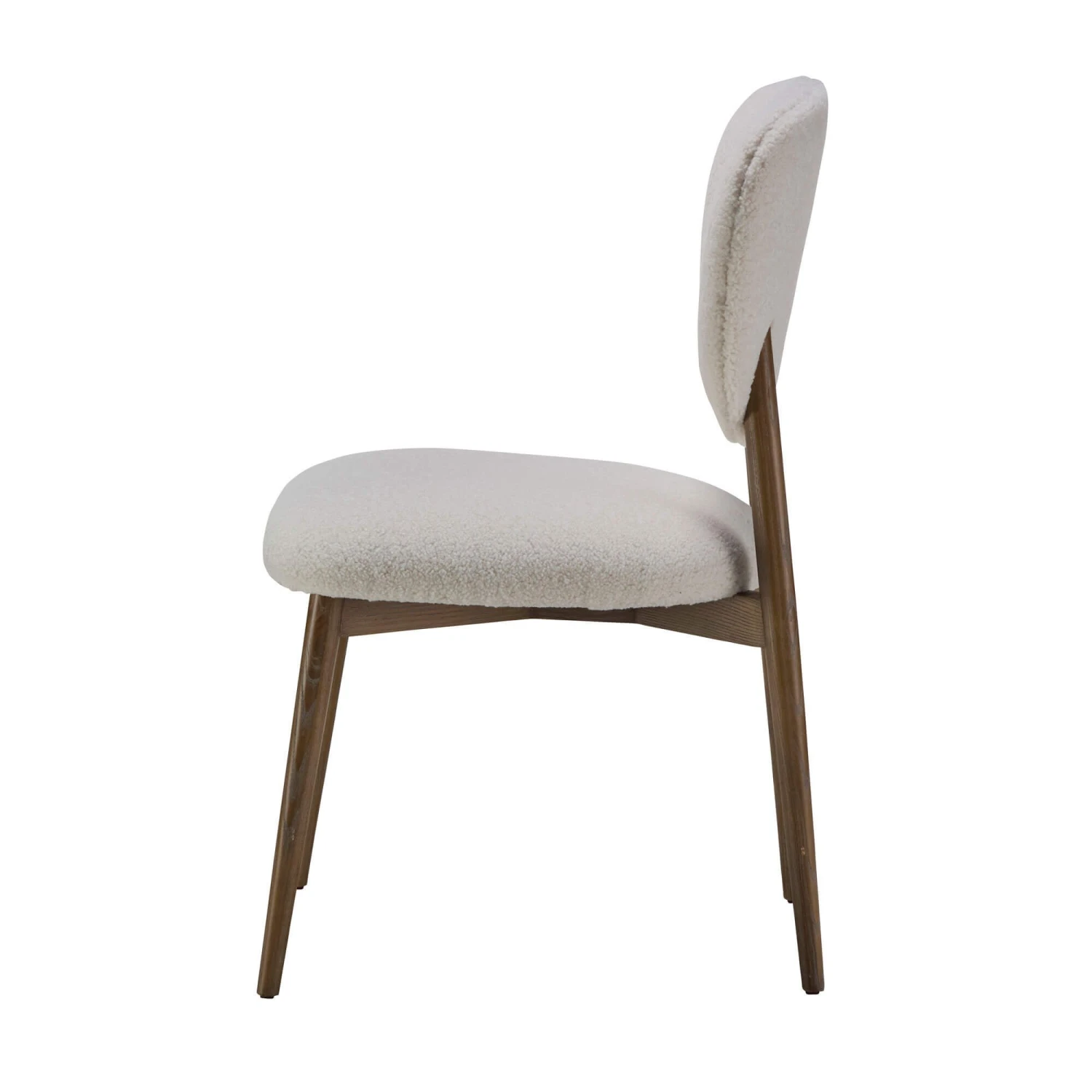 Eden 240cm Elm Wood Dining Table With 6 Theo Cream Fabric Dining Chairs 8 Eden 240cm Elm Wood Dining Table With 6 Theo Cream Fabric Dining Chairs - Image 8