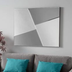 Lavinia Grey And Silver Mirror