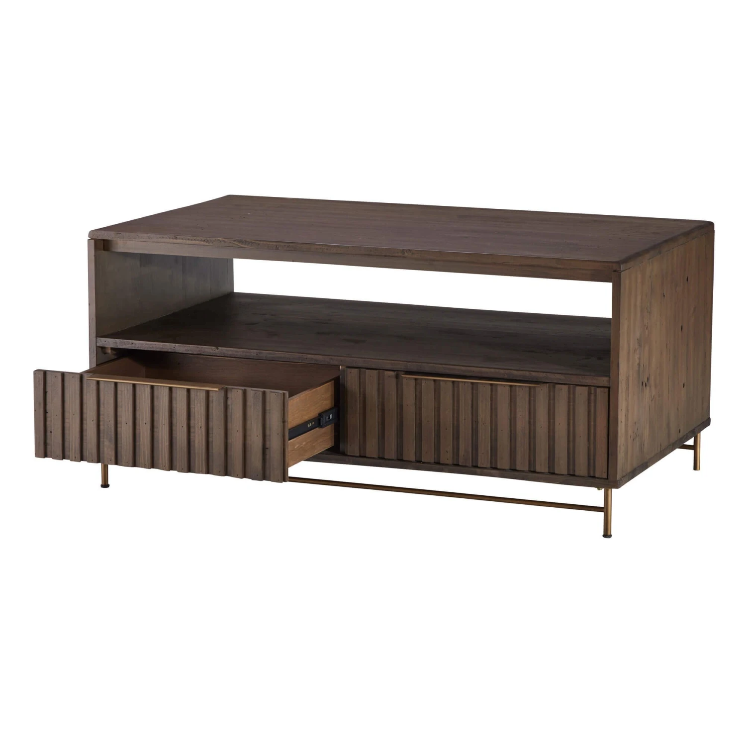 Andria Reclaimed Pine Coffee Table 2 Andria Reclaimed Pine Coffee Table - Image 2