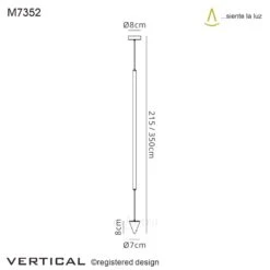 Mantra Black Vertical Pendant Light -Housing Units Furniture Store cf2815faaff04f1ca402143dd01332b7 1