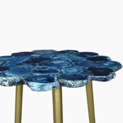 Milena Blue Agate Top End Table -Housing Units Furniture Store cf7646ad9c11d83a0cf1ea44a8a08da7