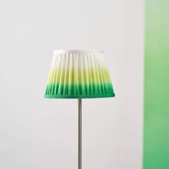 Designers Guild Savoie Emerald Green 10 Inch Pleated Shade