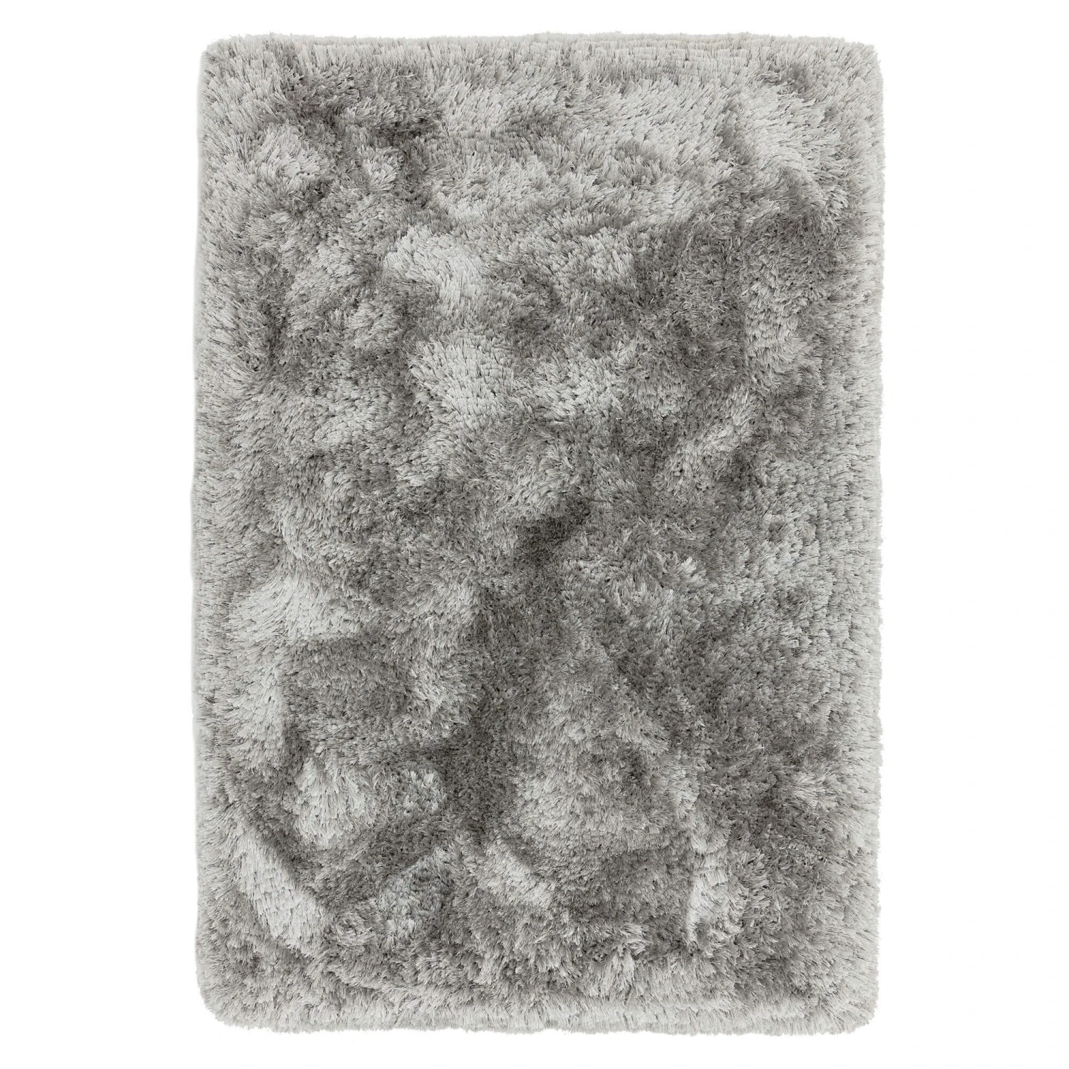Plush Shaggy Silver 160cm X 230cm Rug 3 Plush Shaggy Silver 160cm X 230cm Rug - Image 3