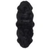 Sheepskin Black Double Rug