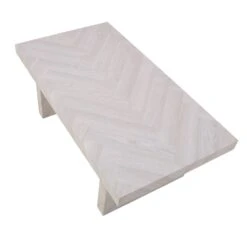 Dune Pale White Herringbone Coffee Table -Housing Units Furniture Store d10cf4b438c8da4b7c3a3ba8975d95e7