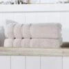 Christy Antalya Cream Cotton Bath Towel