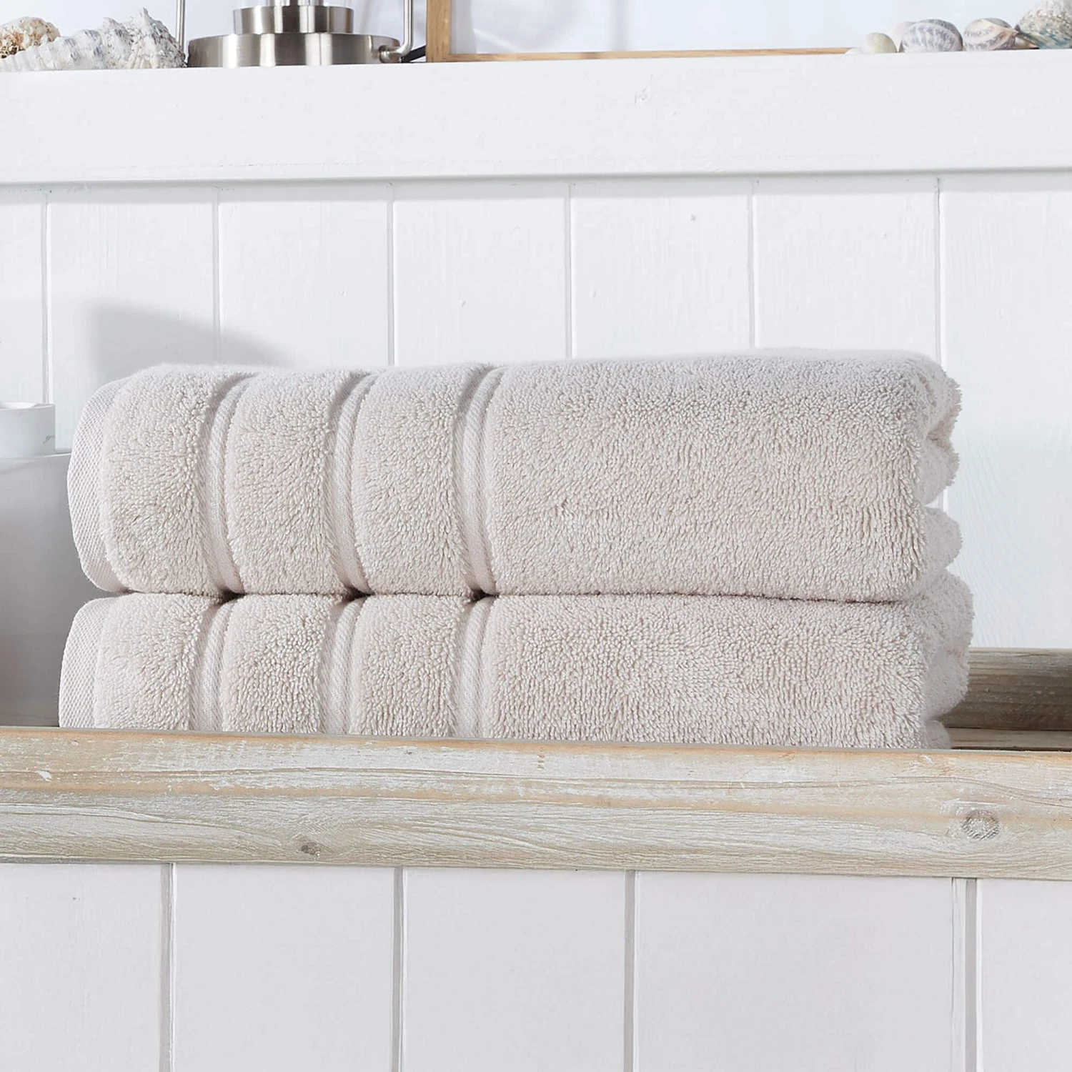 Christy Antalya Cream Cotton Bath Towel 1 Christy Antalya Cream Cotton Bath Towel