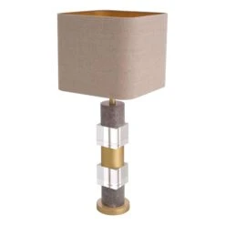 Eichholtz Cullingham Grey Table Lamp & Linen Shade -Housing Units Furniture Store d1878c60f94ded3831c39a0492dcc21c
