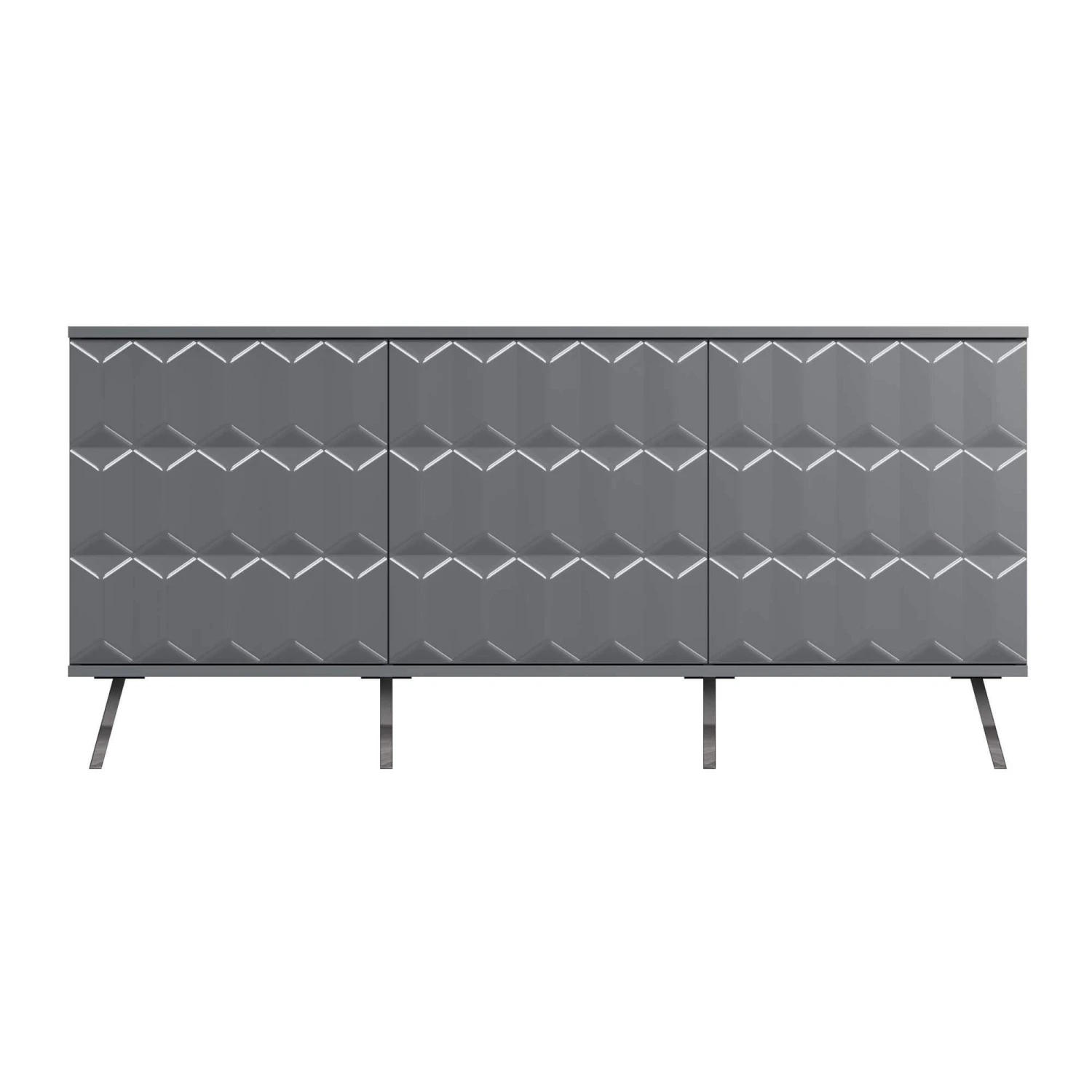Frank Olsen Elevate Grey LED & Wireless Charging Sideboard 2 Frank Olsen Elevate Grey LED & Wireless Charging Sideboard - Image 2