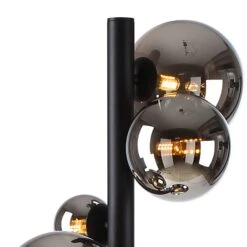 Miyako Satin Black & Chrome 11 Light Floor Lamp -Housing Units Furniture Store d274ecc0a77a4dcb24cd45fcb0bdc469
