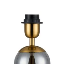 Ariah Brass Gold & Smoke Fade Glass Tubular Table Lamp Base -Housing Units Furniture Store d375b88529b5d19ccfaf39499f2badcd