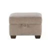Haddon Imperial Oyster Fabric Maine Footstool With Storage