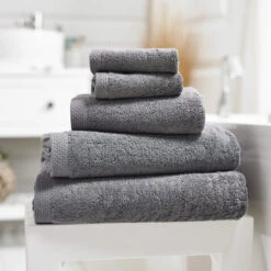 Egyptian Spa Charcoal Towel Collection