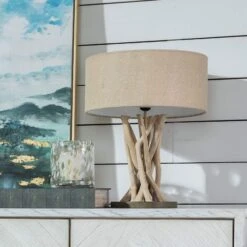 Driftwood Table Lamp With Natural Jute Shade -Housing Units Furniture Store d5147f0a375e1e0946649f2edd54d485
