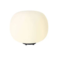 Henrik Matt Black & Frosted White Medium Oval Glass Table Lamp -Housing Units Furniture Store d5551d12218ab75c86d8b7caa33adad2 1