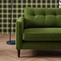 Orla Kiely Ebben Clara Seagrass Fabric Left Hand Corner Group -Housing Units Furniture Store d60fc5dc655620821bb92d0f36d08125