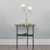 Avari Brass & Frosted Glass Table Lamp