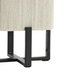 Wyn Square Black 39cm Table Lamp With Cream Rope Shade -Housing Units Furniture Store d6af7100fc8f5fba5d3b2d003796e148