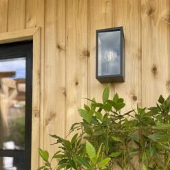 Jama Graphite Black Outdoor Wall Light