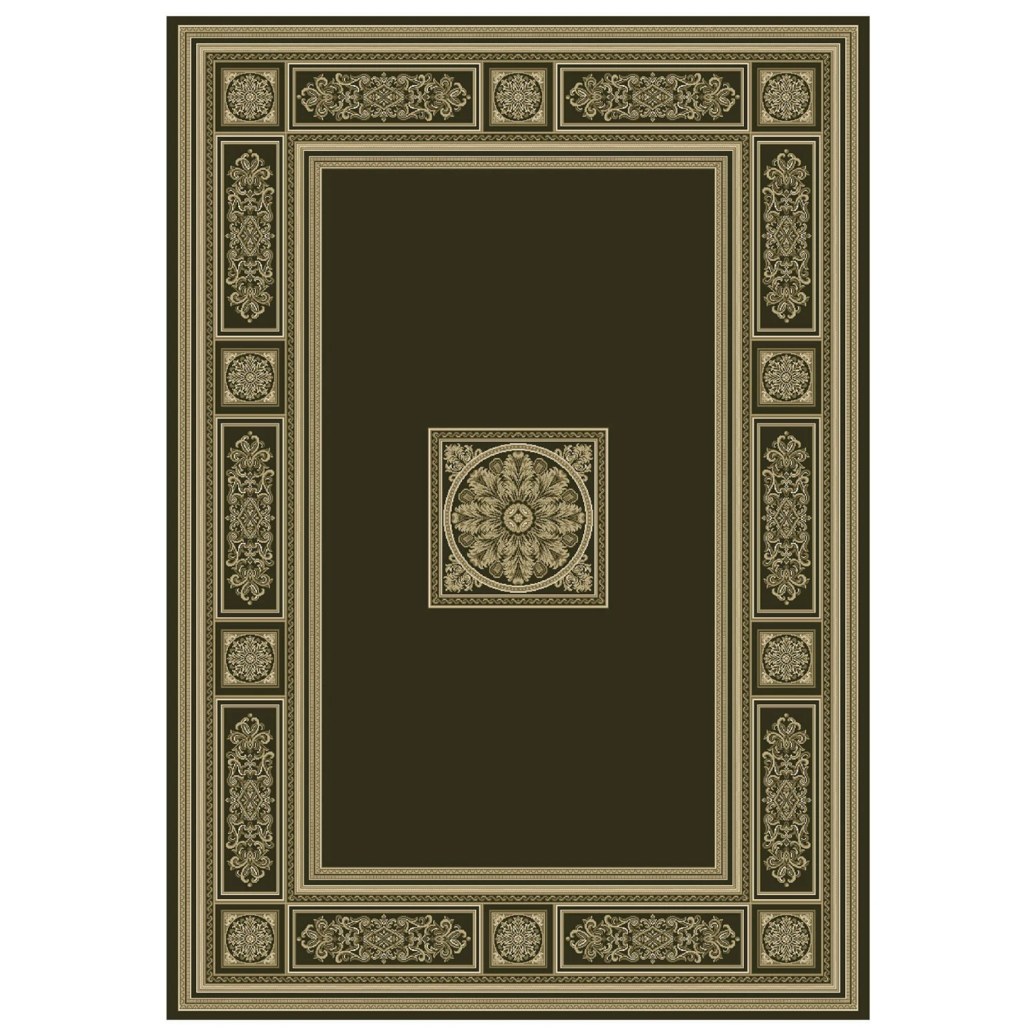 Da Vinci Black 160x230cm Rug 2 Da Vinci Black 160x230cm Rug - Image 2