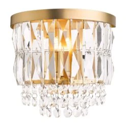 Laura Ashley Rhosill Matt Gold & Crystal Wall Light -Housing Units Furniture Store d83e4df66233d820768facff14c0005b