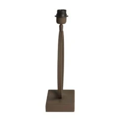 Lagos Brown Table Lamp With White Oval Shade -Housing Units Furniture Store d853414271b38565f4204369bb16b2b5