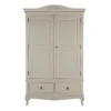 Versailles Cream 2 Door Wardrobe