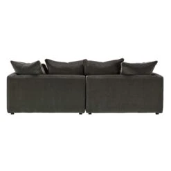 Gabriella Dusk Charcoal Fabric Extra Large Pillow Back Split Sofa -Housing Units Furniture Store d8c454b09b062659f43f2adbe63c1771