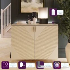 Frank Olsen Ava Small White Sideboard -Housing Units Furniture Store d9295de79eb8658c7b53df6667a0d7da 1