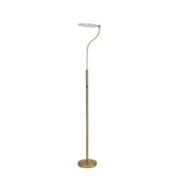 Giro Satin Gold USB 2 Light Floor Lamp -Housing Units Furniture Store d93634263947129c2a236b77f5cd92ce 1
