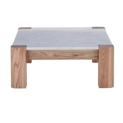 Tivoli Brushed Oak Coffee Table With Marble Top -Housing Units Furniture Store d93d039d0a9ae345725ea8b959541e66