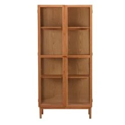 Aarhus Natural Oak Tall Display Cabinet -Housing Units Furniture Store d99baba2518db8db700cecb341b5d384