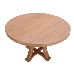 Linea 120cm Round Elm Wood Dining Table -Housing Units Furniture Store da209784b89d458d4b870474c7a2aa5f