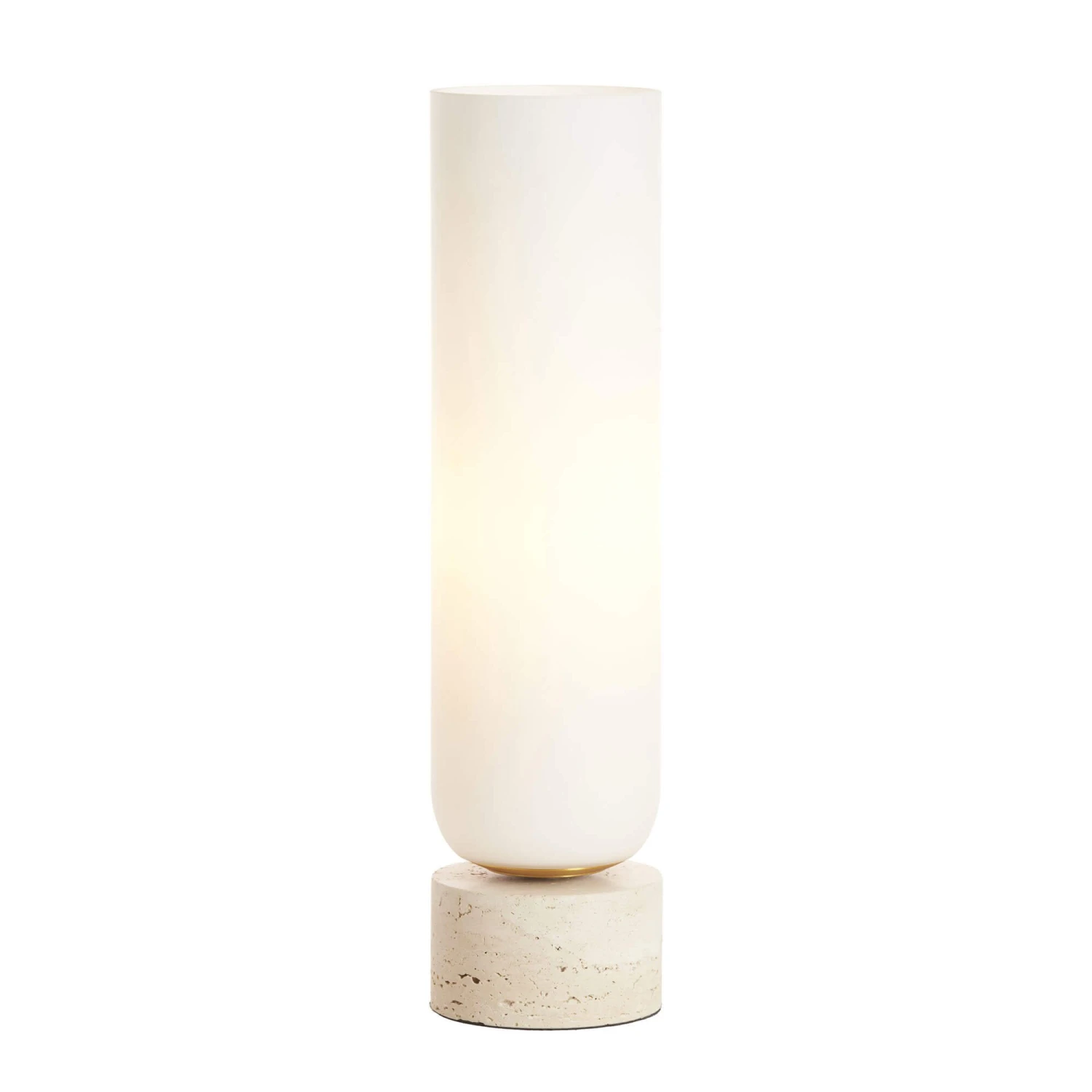 Terazo Sand 47cm Table Lamp With Opal Glass Shade 3 Terazo Sand 47cm Table Lamp With Opal Glass Shade - Image 3
