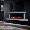 Cento 1420 Slimline Concrete Effect Electric Fireplace