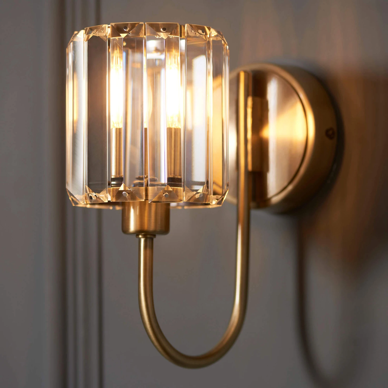Berenice Brass 1 Light Wall Light 1 Berenice Brass 1 Light Wall Light