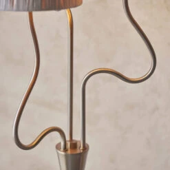 Wriggle Aged Brass 3 Light Floor Lamp With Raffia Shades -Housing Units Furniture Store db0457df3ba0aa57ade26e22703a78dc