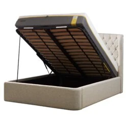 TEMPUR® Holcot 150cm Kingsize Shetland Pebble Ottoman Bed Frame 8 TEMPUR® Holcot 150cm Kingsize Shetland Pebble Ottoman Bed Frame -Housing Units Furniture Store db13fc39ee08a6b1583f95b5c0727494