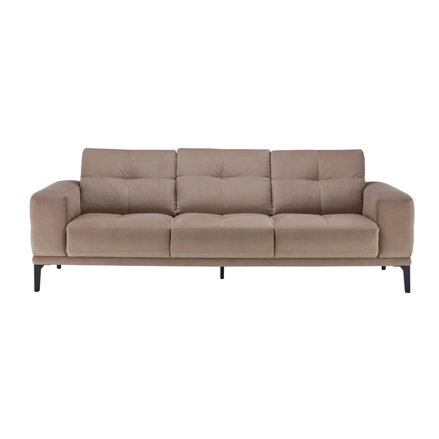 Natuzzi Editions Toledo Beige Fabric 3 Seater Sofa 1 Natuzzi Editions Toledo Beige Fabric 3 Seater Sofa