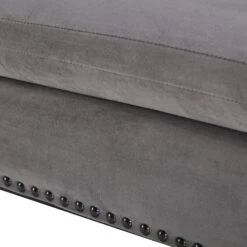 Jacob 160cm Grey Velvet Button Back Bench 11 Jacob 160cm Grey Velvet Button Back Bench -Housing Units Furniture Store db61e8ff30280fe156d483747ff560c7