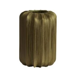Chiffon Olive Green Cylinder 20cm Shade