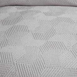 Serene Embossed Grey Geo Single Duvet Set 4 Serene Embossed Grey Geo Single Duvet Set -Housing Units Furniture Store dbf58cd69cdb992c4f3bd1c84d0e03cd