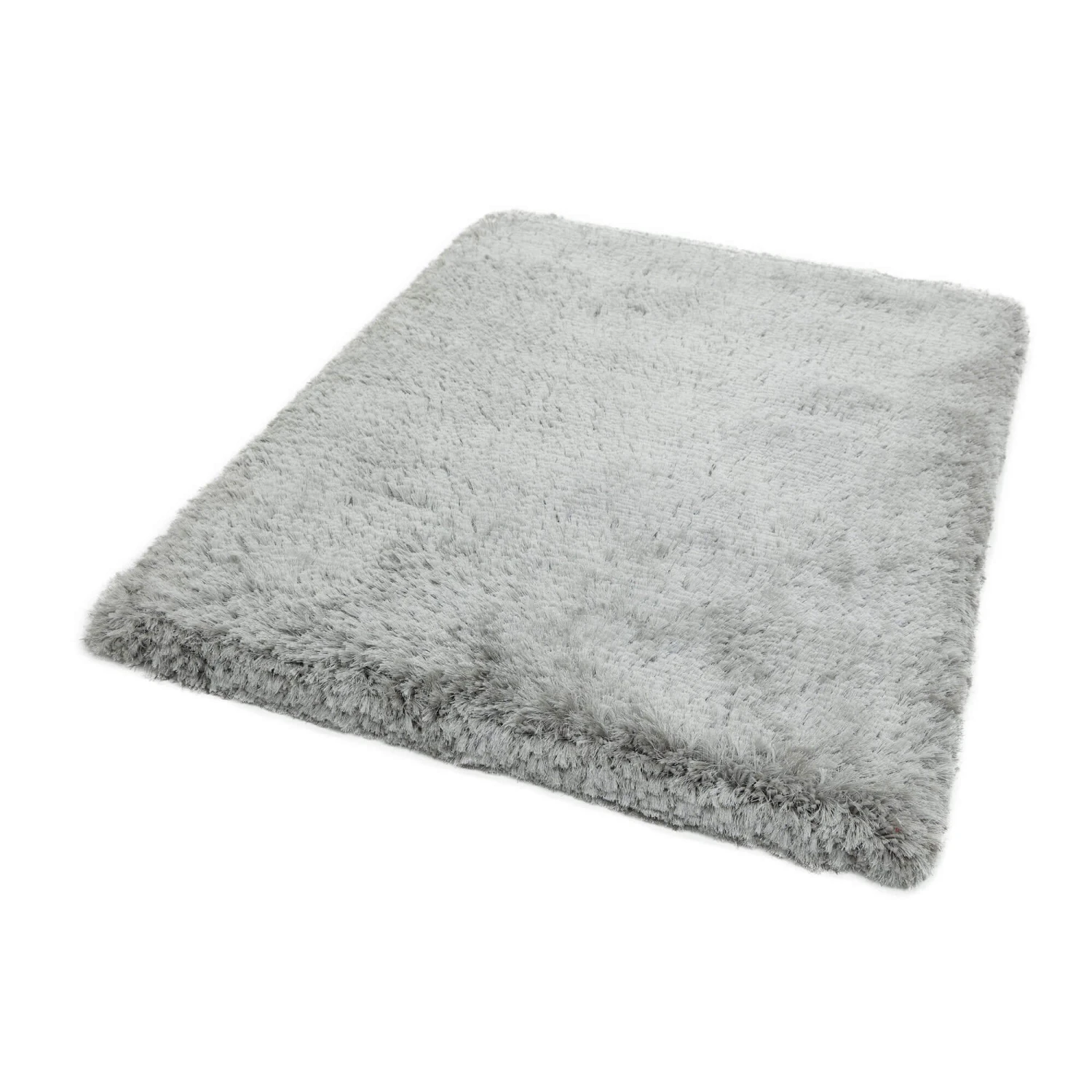 Plush Shaggy Silver 160cm X 230cm Rug 5 Plush Shaggy Silver 160cm X 230cm Rug - Image 5