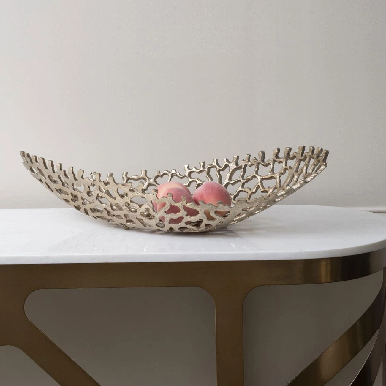 Aussie Gold Coral Ellipse Bowl 5 Aussie Gold Coral Ellipse Bowl - Image 5