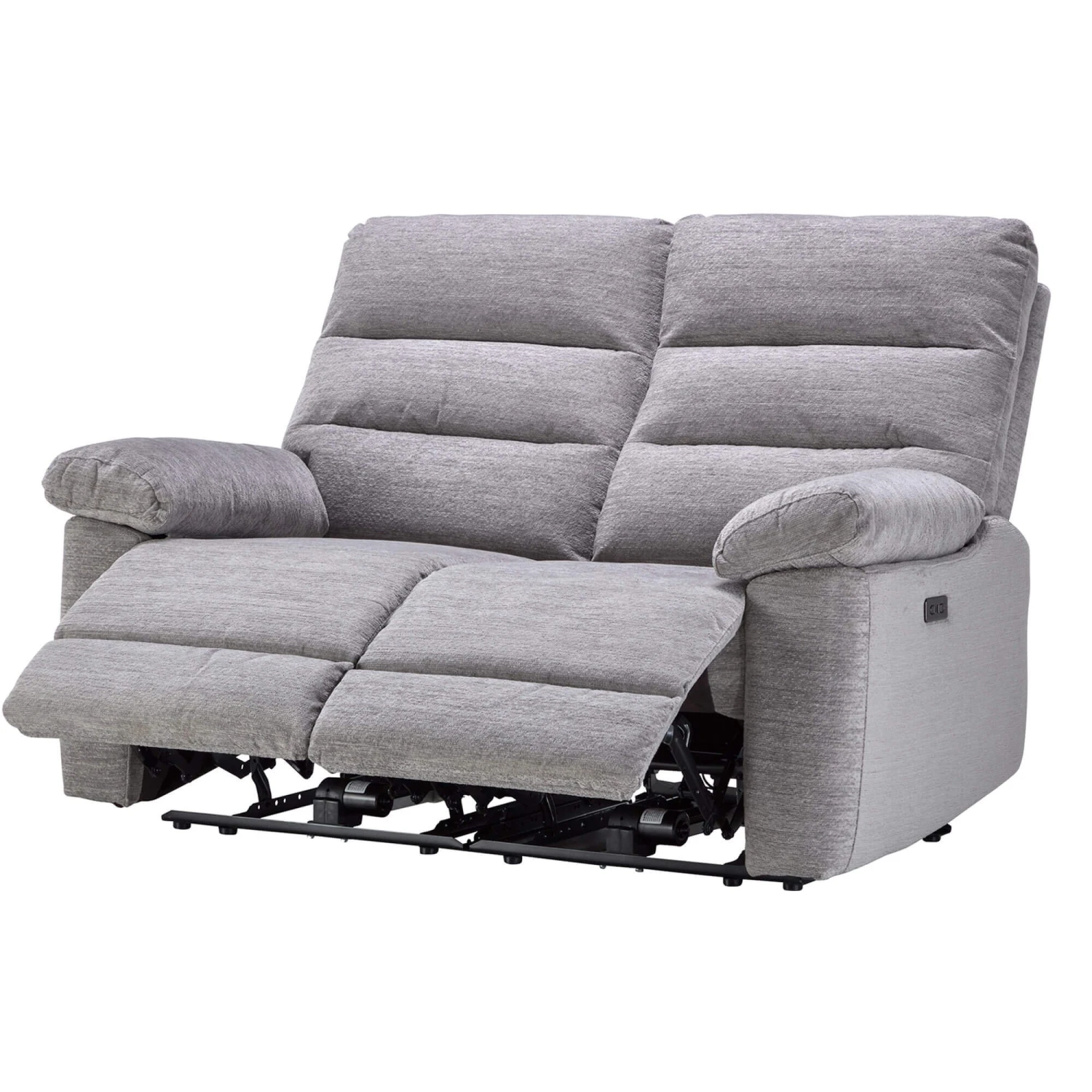 Dante Grey Fabric 2 Seater Electric Recliner Sofa 3 Dante Grey Fabric 2 Seater Electric Recliner Sofa - Image 3