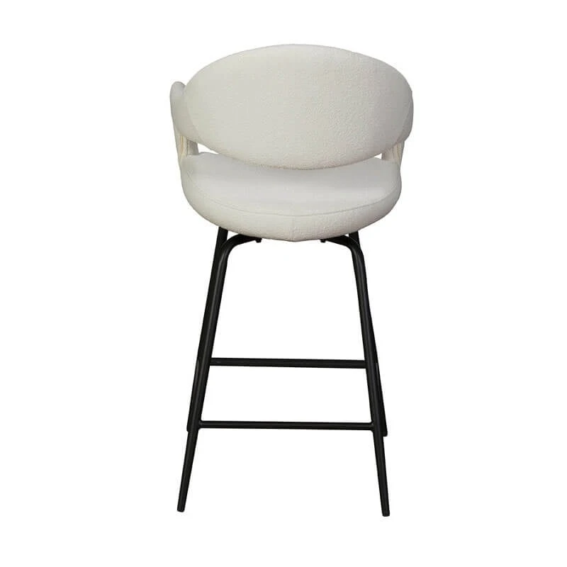 Jenny Counter Bar Stool In Misty Boucle 4 Jenny Counter Bar Stool In Misty Boucle - Image 4