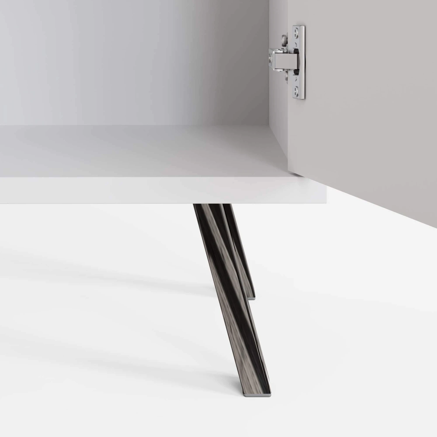 Frank Olsen Elevate White LED & Wireless Charging Small Sideboard 5 Frank Olsen Elevate White LED & Wireless Charging Small Sideboard - Image 5