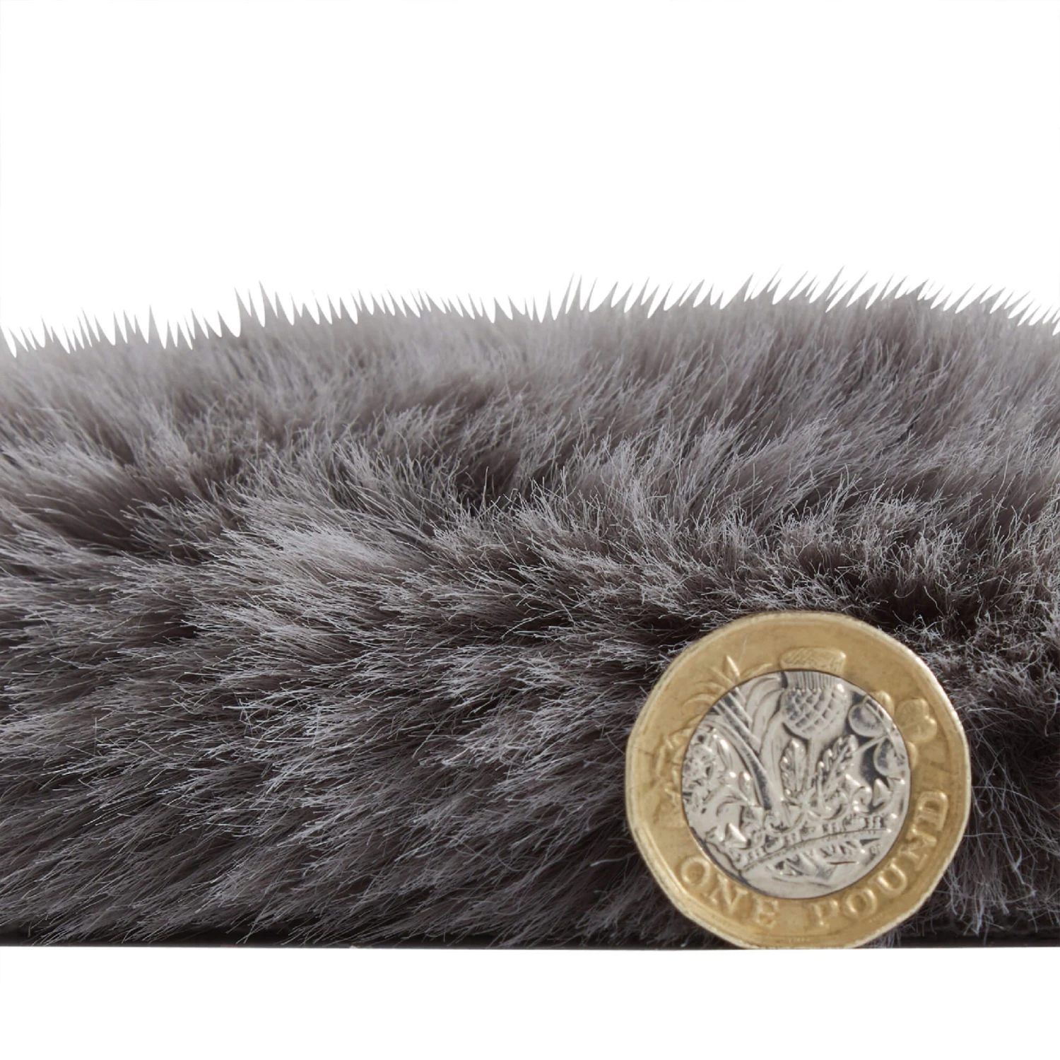 Super Teddy Grey Double Sheepskin Rug 3 Super Teddy Grey Double Sheepskin Rug - Image 3