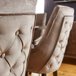 Medina High Gloss 200cm Extending Dining Table & 6 Metz Latte Chairs -Housing Units Furniture Store e002dc02b755504132603a11626be165 1